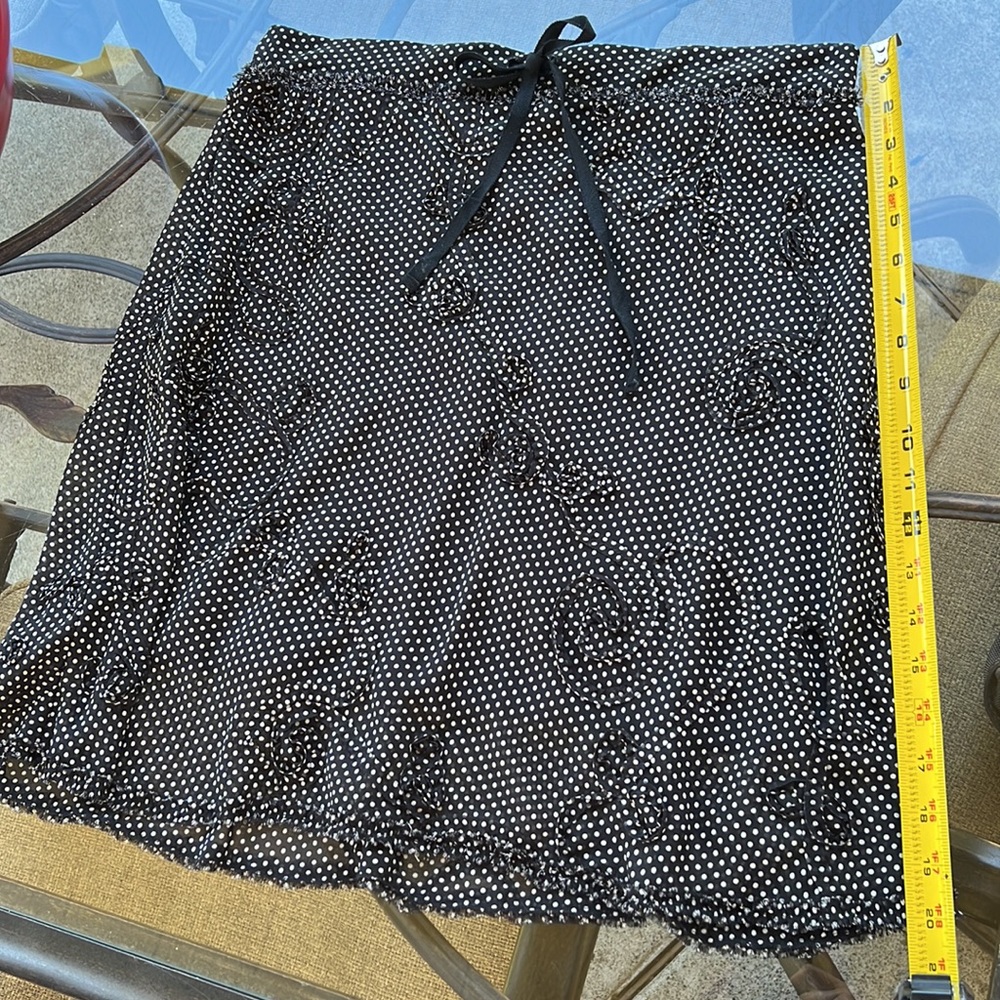 Max Studio women’s polka dot miniskirt blk&white fully lined medium - Picture 10 of 17